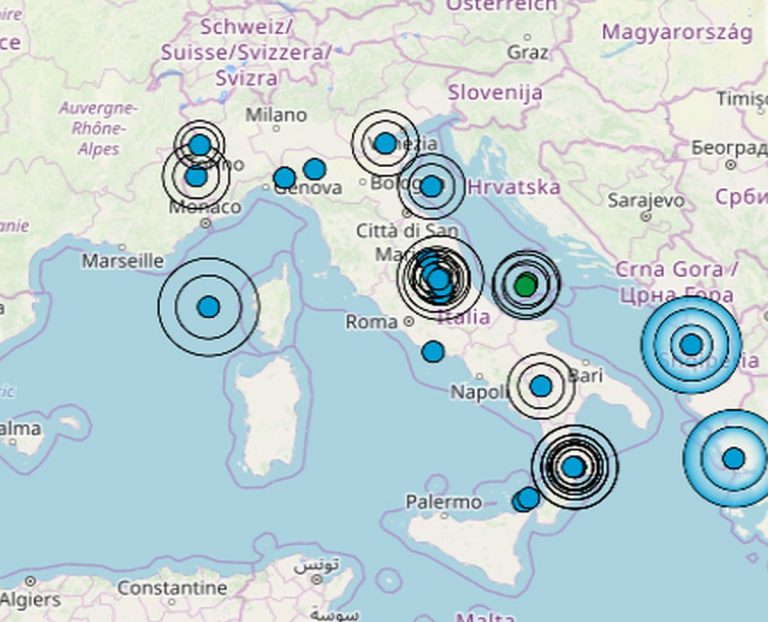 Scossa di terremoto intensamente avvertita in Calabria: tremano diverse città, zone colpite e dati ufficiali del sisma