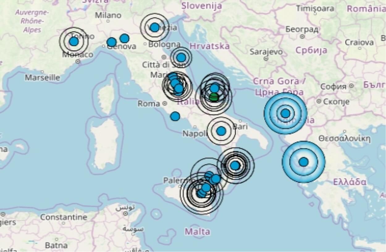 Terremoto In Italia Oggi, 5 Febbraio 2020: Le Ultime Scosse Registrate ...