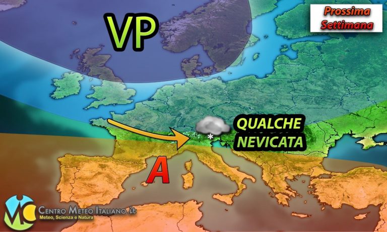 PREVISIONI METEO – ANTICICLONE in balìa delle ONDULAZIONI della CORRENTE a GETTO, qualche NEVICATA in arrivo, ecco dove PREVISIONI METEO – ANTICICLONE in balìa delle ONDULAZIONI della CORRENTE a GETTO, qualche NEVICATA in arrivo, ecco dove