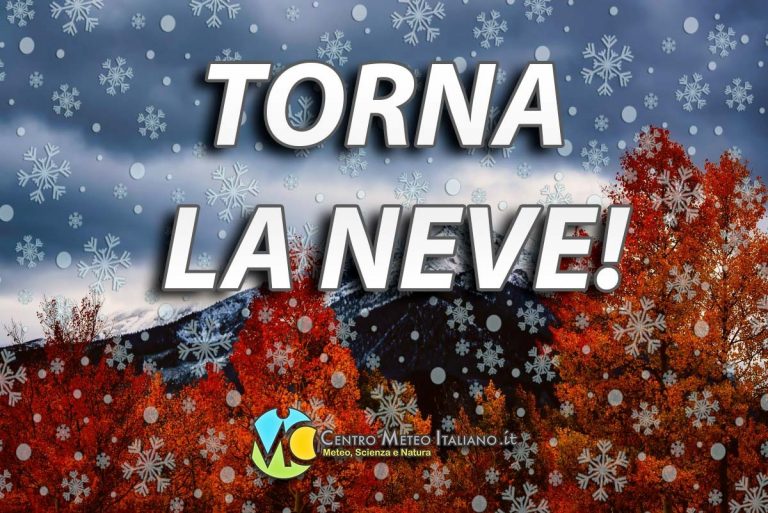 METEO – torna la NEVE la prossima settimana su alcune REGIONI, i dettagli