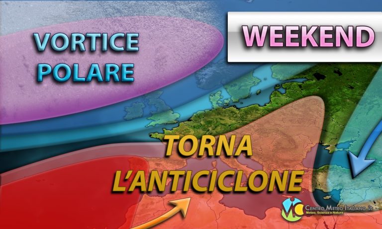 METEO – Imponente ANTICICLONE in arrivo sull’ITALIA nel WEEKEND, ma non mancherà qualche PIOGGIA, ecco le previsioni