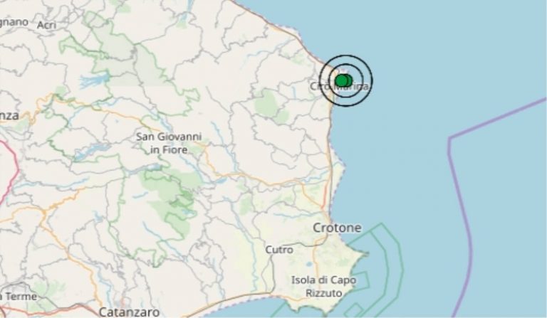 Terremoto in Calabria oggi, venerdì 7 febbraio 2020, scossa M 3.1 in provincia di Crotone – Dati ufficiali INGV Terremoto in Calabria oggi, venerdì 7 febbraio 2020, scossa M 3.1 in provincia di Crotone – Dati ufficiali INGV