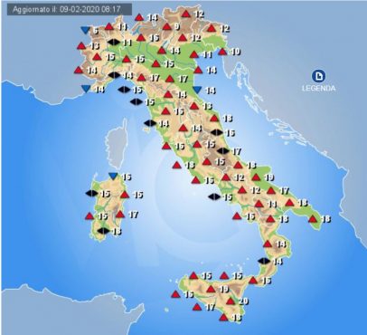 METEO - Gran CALDO in arrivo, previsti +20°C in queste città