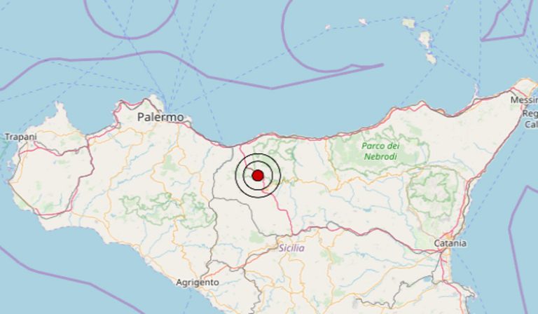 Terremoto oggi in Sicilia, 16 febbraio 2020: nel pomeriggio scossa M 3.0 in provincia di Palermo – Dati INGV