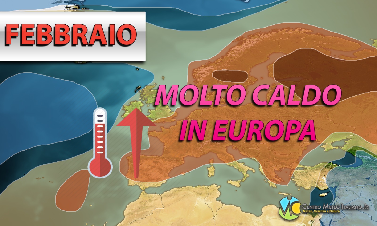 Europa al caldo con importanti anomalie nella prima metà di febbraio