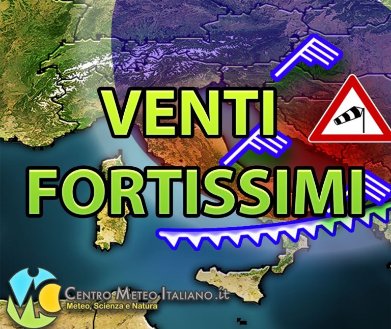 METEO – IRRUZIONE di violente RAFFICHE di VENTO in arrivo in ITALIA, anche fino a 150km/h: ecco dove e quando METEO – IRRUZIONE di violente RAFFICHE di VENTO in arrivo in ITALIA, anche fino a 150km/h: ecco dove e quando