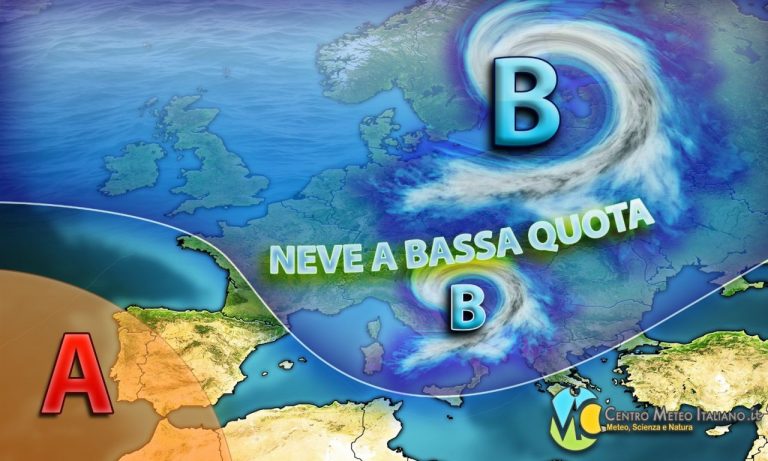 METEO – Finale del mese con FREDDO e NEVE, dettagli sull’irruzione polare in vista