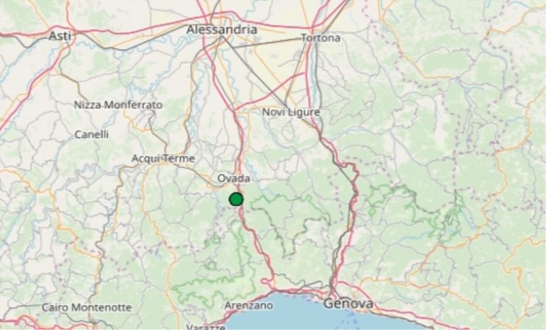 Terremoto in Piemonte oggi, 22 febbraio 2020, scossa M 2.2 in provincia di Alessandria – Dati Ingv Terremoto in Piemonte oggi, 22 febbraio 2020, scossa M 2.2 in provincia di Alessandria – Dati Ingv