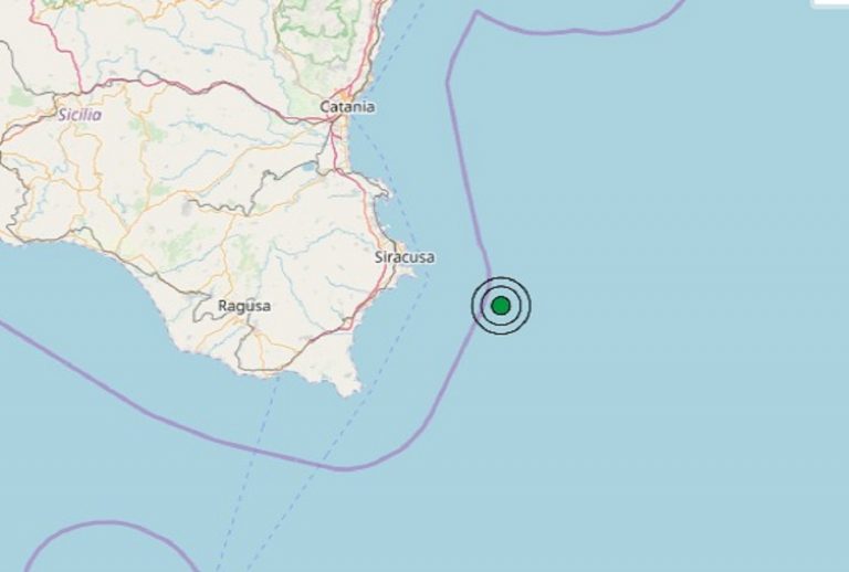 Terremoto in Sicilia oggi, 23 febbraio 2020, scossa M 2.8 sulla Costa Siracusana- Dati Ingv