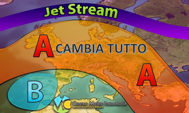 PREVISIONI METEO – L’ANTICICLONE sta per cedere sotto i colpi di un FRONTE POLARE, i dettagli