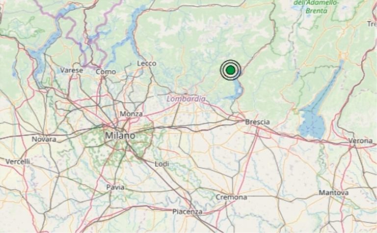 Terremoto in Lombardia oggi, 24 febbraio 2020, scossa M 2.5 in provincia di Bergamo | Dati INGV