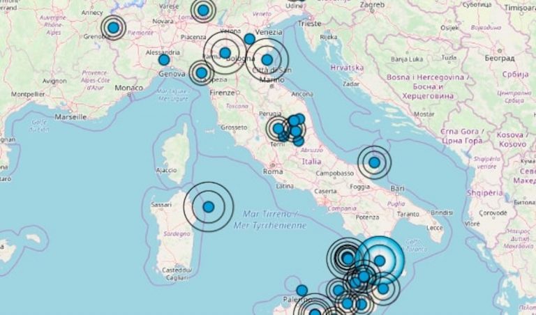 Terremoto in Italia oggi, martedì 25 febbraio 2020: le prime scosse di giornata | Dati INGV Terremoto in Italia oggi, martedì 25 febbraio 2020: le prime scosse di giornata | Dati INGV