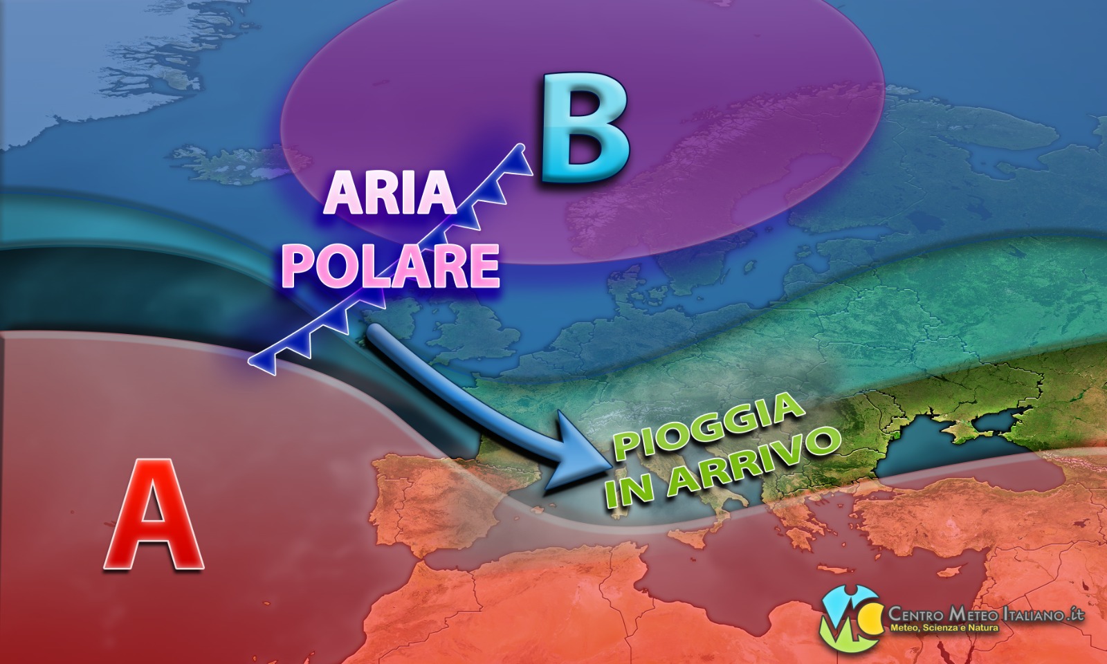 Maltempo in settimana con temperature in calo e neve