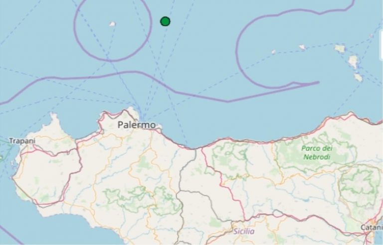 Terremoto in Italia oggi, lunedì 2 marzo 2020, scossa M 2.1 nel Tirreno meridionale – Dati Ingv