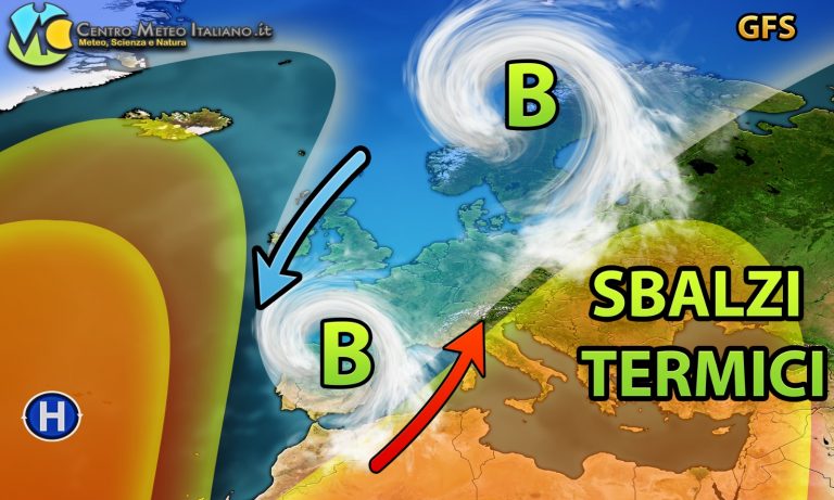 METEO ITALIA – tregua dal MALTEMPO nelle prossime ore, nuovo ROUND PERTURBATO in arrivo entro il prossimo WEEKEND: tutti i dettagli