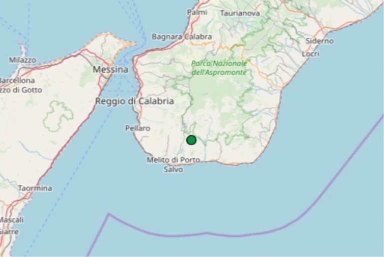Terremoto in Calabria oggi, 4 marzo 2020: scossa M 2.4 in provincia di Reggio Calabria – Dati Ingv