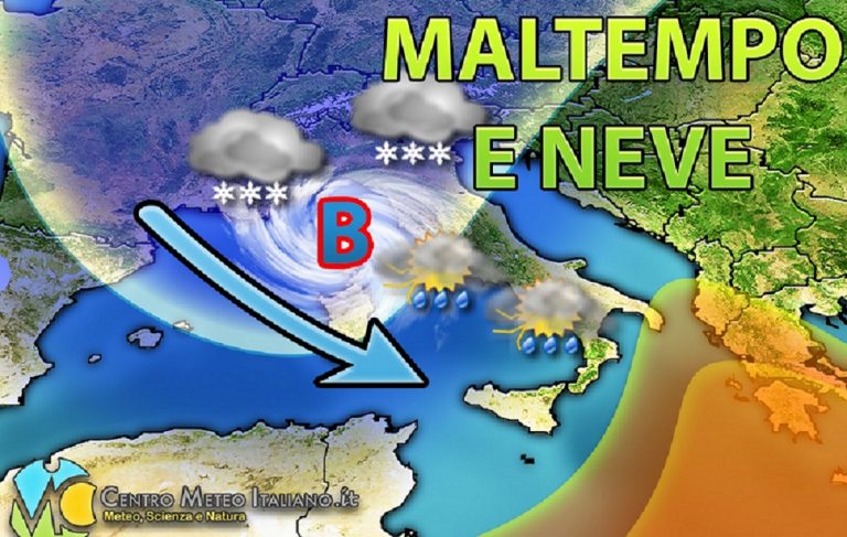 METEO – L’INVERNO tenta il colpaccio con la NEVE in arrivo in ITALIA, fiocchi fino a quote basse