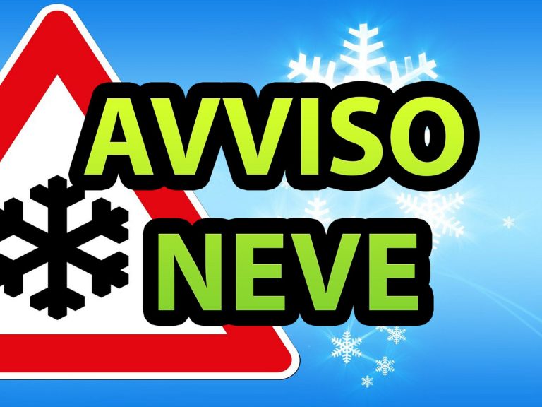 METEO – AVVISO ULTIMO MINUTO: NEVICATE stanno per COLPIRE la BASSA COLLINA, lista ZONE INNEVATE