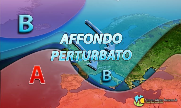 METEO – Il WEEKEND verrà COMPROMESSO dalle correnti NORDATLANTICHE: attese PIOGGE e NEVE, i dettagli