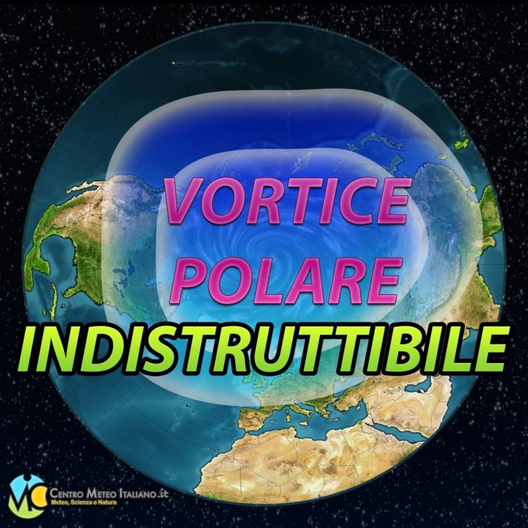 Meteo – Vortice polare ancora molto intenso, il freddo fatica a raggiungere l’Italia