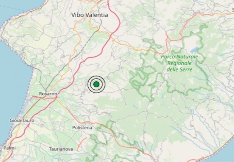 Terremoto in Calabria oggi, 6 marzo 2020: scossa M 2.8 in provincia di Reggio Calabria | Dati ufficiali INGV