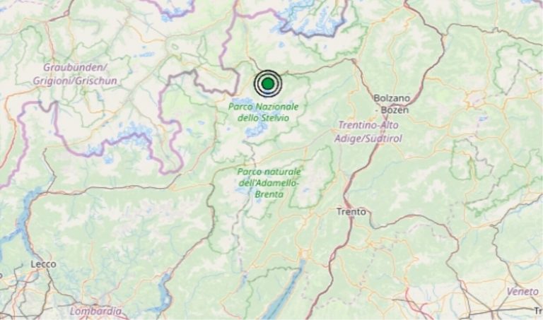 Terremoto in Trentino-Alto Adige oggi, sabato 7 marzo 2020: scossa M 2.4 in provincia di Bolzano | Dati ufficiali INGV