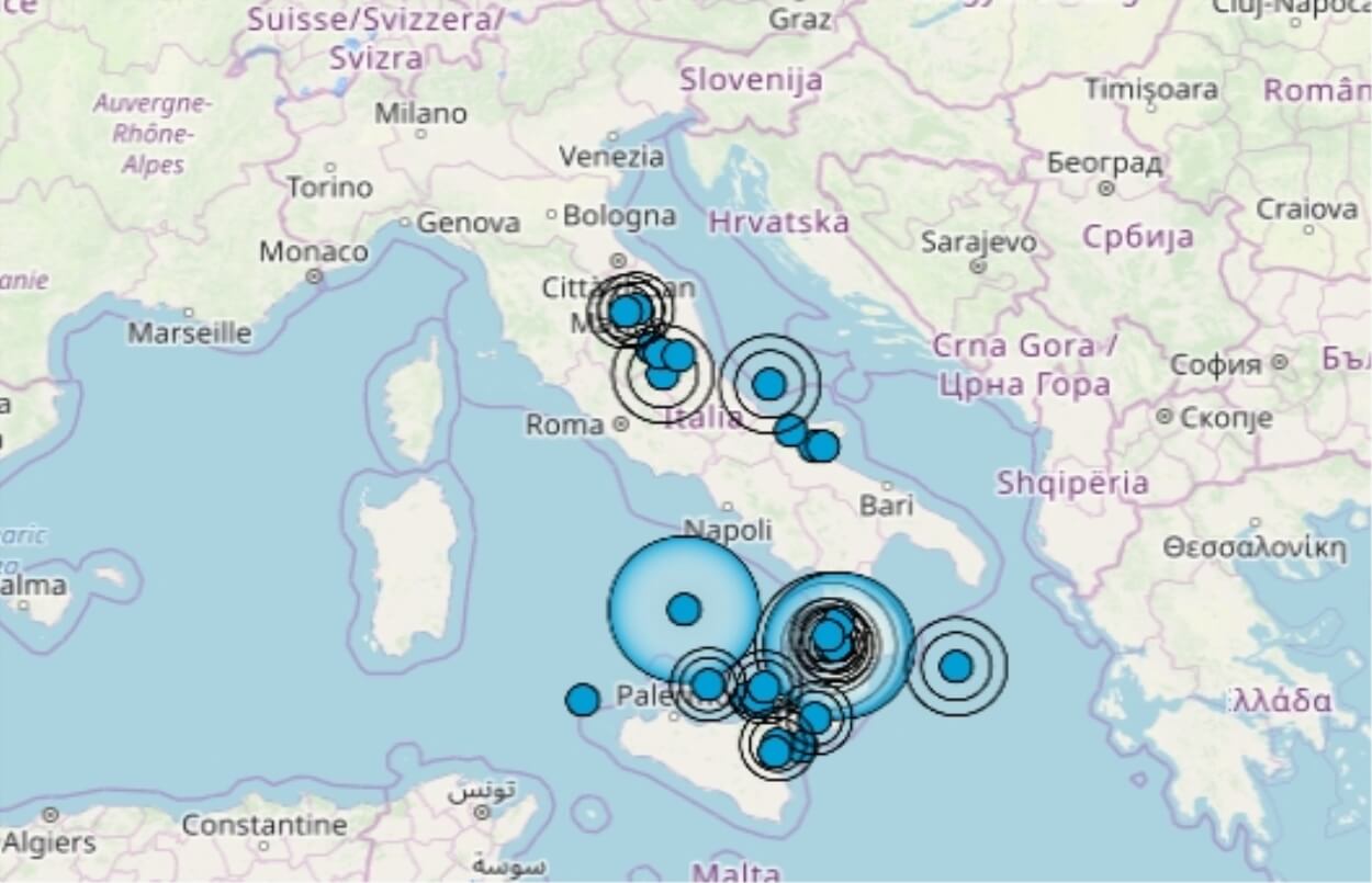 Terremoto In Italia Oggi 18 Marzo 2020 Il Riepilogo Delle Scosse Registrate Dati Ingv