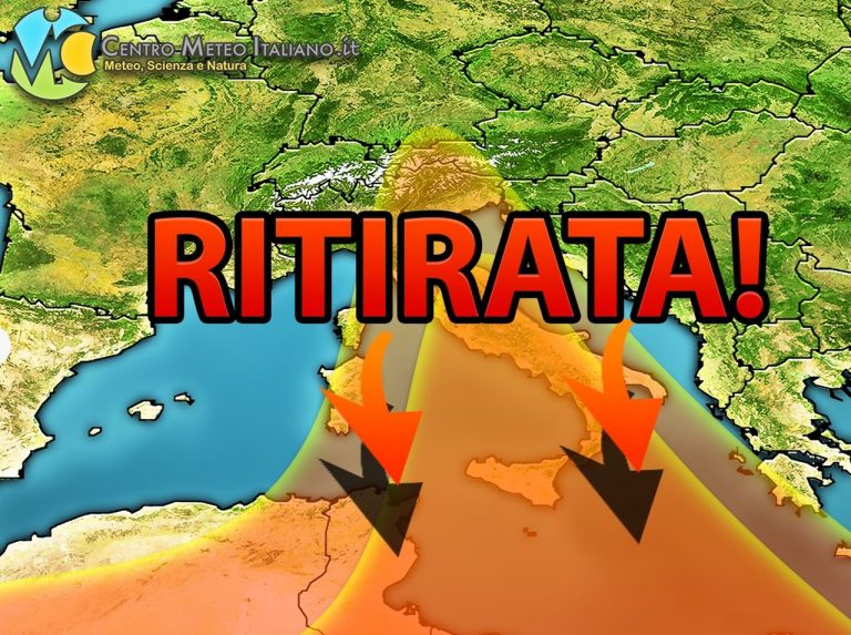 METEO – L’ANTICICLONE sarà costretto ad ARRENDERSI e fra pochi giorni batterà la RITIRATA, ecco perché