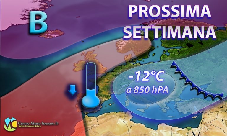 METEO – duro colpo alla PRIMAVERA, l’aria artico-continentale sta per riportare l’ITALIA nell’inverno