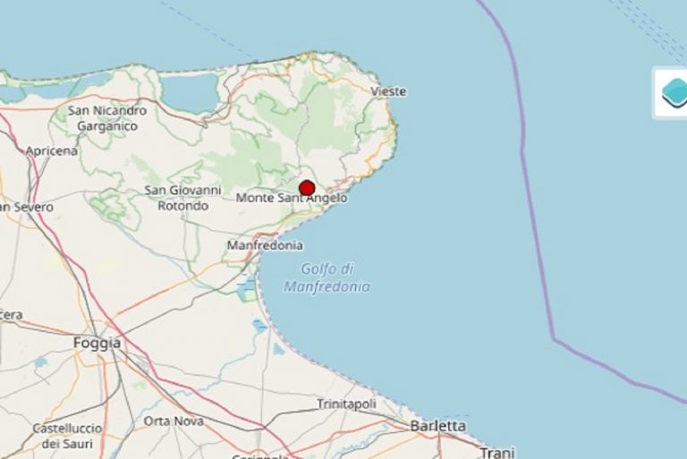 Terremoto in Puglia oggi, 21 marzo 2020, scossa M 2.2 in provincia di Foggia | Dati INGV