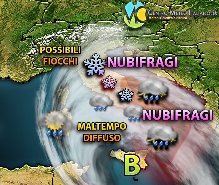 METEO – Nubifragi in arrivo nelle prossime ore: rischio ALLAGAMENTI, zone colpite