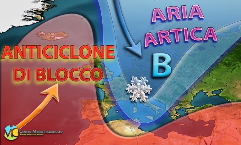 METEO – Nuova SFURIATA INVERNALE in arrivo con NEVE a BASSA QUOTA, i dettagli METEO – Nuova SFURIATA INVERNALE in arrivo con NEVE a BASSA QUOTA, i dettagli