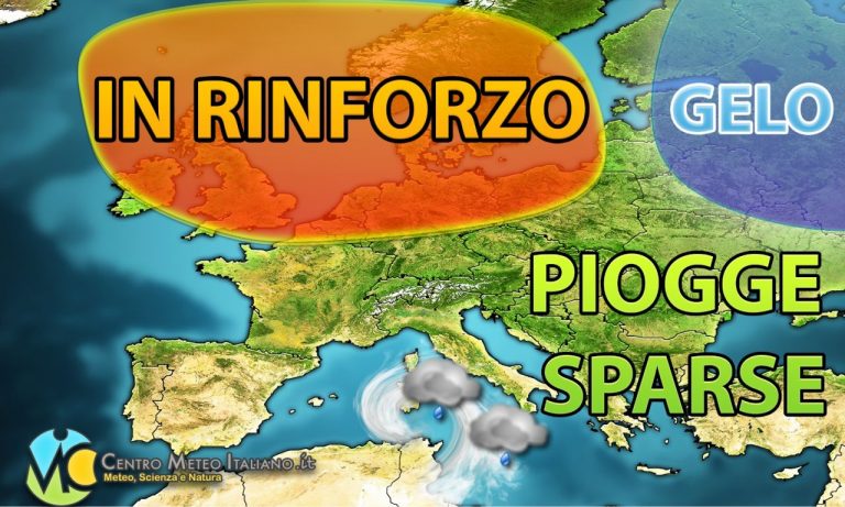 METEO ITALIA – VORTICE CICLONICO con residua instabilità, ma TORNERANNO FREDDO e NEVE!