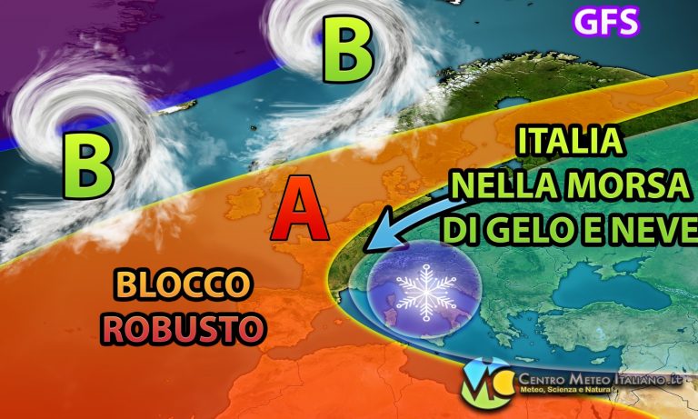 METEO – La NEVE raggiunge anche il nord ITALIA, imbiancata MODENA in questi minuti