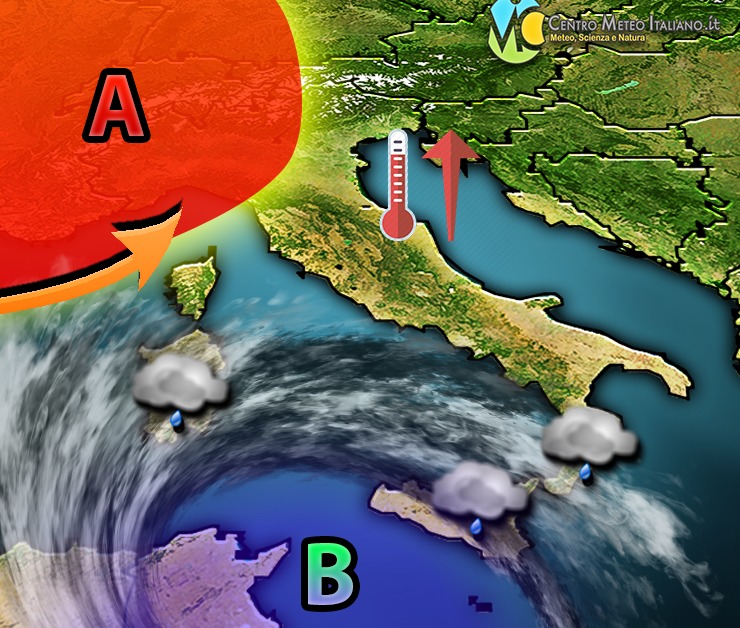 PREVISIONI METEO – Una BASSA PRESSIONE minaccia l’ITALIA con MALTEMPO in arrivo, ecco dove PREVISIONI METEO – Una BASSA PRESSIONE minaccia l’ITALIA con MALTEMPO in arrivo, ecco dove