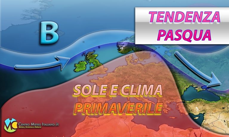 METEO – Tempo SOLEGGIATO e PRIMAVERILE per PASQUA? Ecco la tendenza