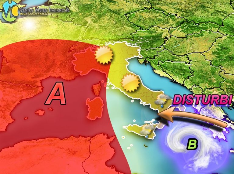 METEO ITALIA – ANTICICLONE SUPERSTAR per la settimana santa, ma qualche PIOGGIA non esclusa, ecco dove