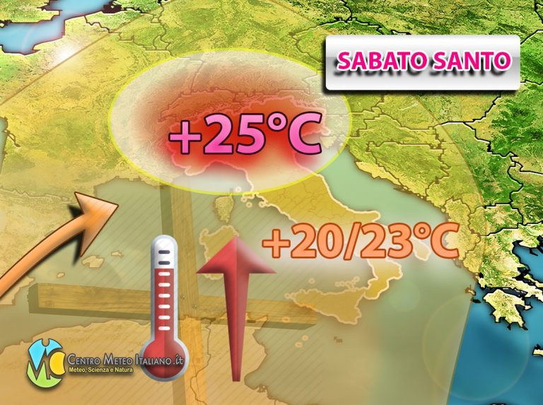 METEO NAPOLI – Temperature prossime ai 25°c in Italia per il Sabato Santo, ecco le previsioni nei dettagli per la Pasqua 2020