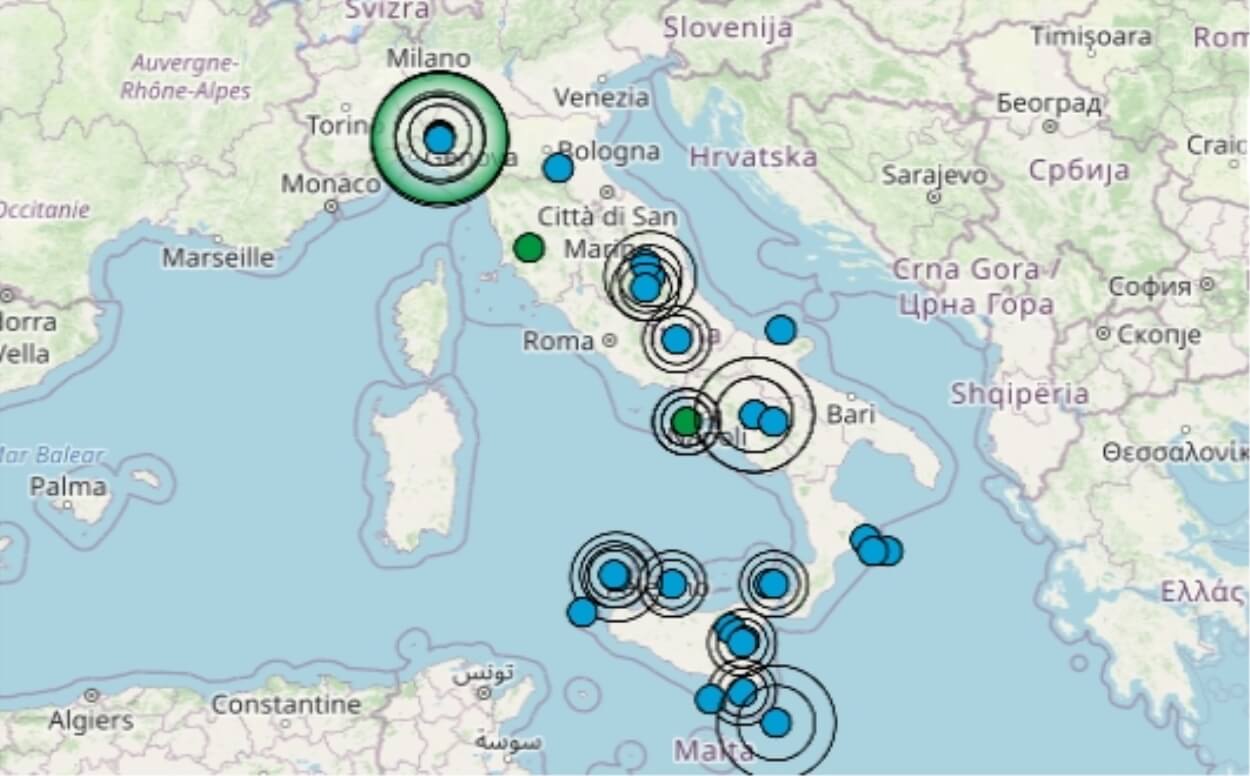 Terremoto In Abruzzo Oggi Venerdi 17 Aprile 2020 Scossa M 2 7 In Provincia De L Aquila Dati Ingv