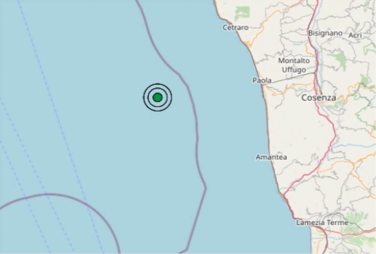 Terremoto in Calabria oggi, 21 aprile 2020, scossa M 2.8 in provincia di Cosenza – Dati Ingv Terremoto in Calabria oggi, 21 aprile 2020, scossa M 2.8 in provincia di Cosenza – Dati Ingv