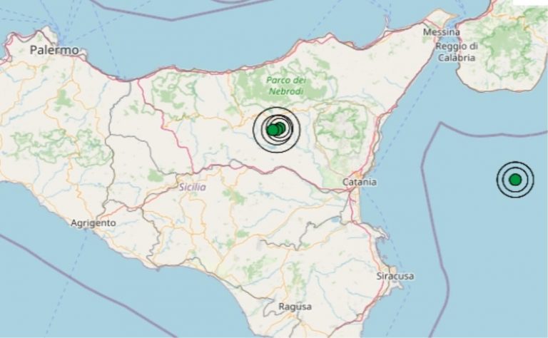 Terremoto in Sicilia oggi, 25 aprile 2020, scossa M 3.5 avvertita a Troina, in provincia di Enna – Dati Ingv Terremoto in Sicilia oggi, 25 aprile 2020, scossa M 3.5 avvertita a Troina, in provincia di Enna – Dati Ingv