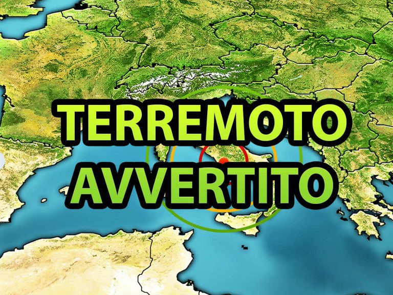 Terremoto, scossa intensamente avvertita dalla popolazione in zona altamente sismica del sud Italia: dati ufficiali Ingv