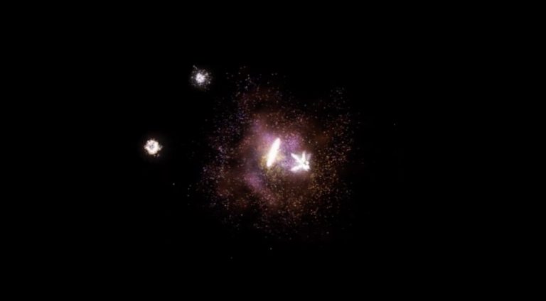 Anello di fuoco cosmico scoperto da un team di esperti internazionali: si tratta di una nuova galassia
