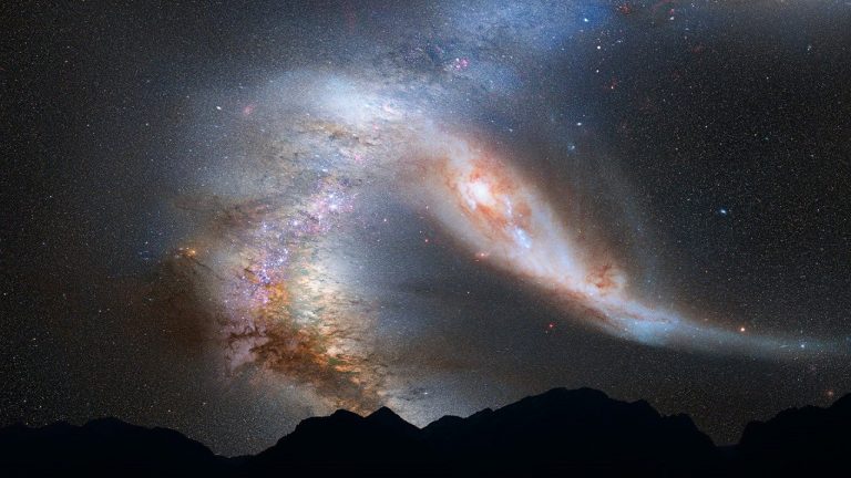 Milkomeda, la super galassia che nascerà dallo scontro tra Andromeda e Via Lattea: quando c’è di vero?