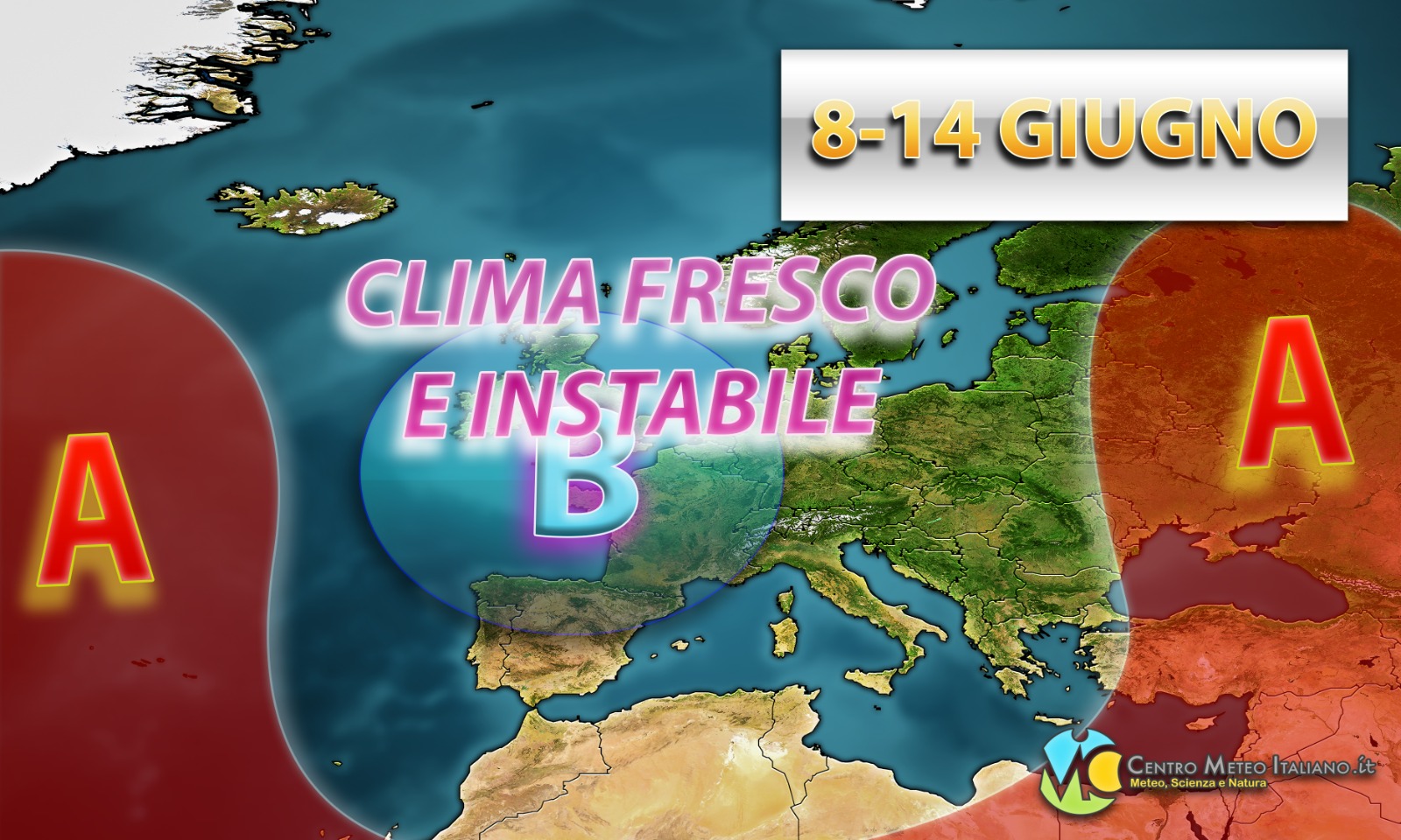 Meteo Italia: piogge e temporali a oltranza per la prima parte di Giugno.