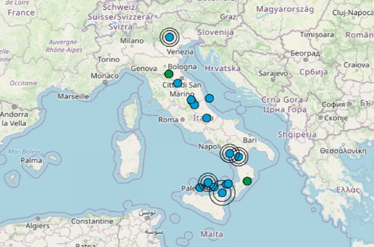 Terremoto in Sicilia oggi, venerdì 12 giugno 2020: scossa M 3.2 Isole Eolie | Dati INGV