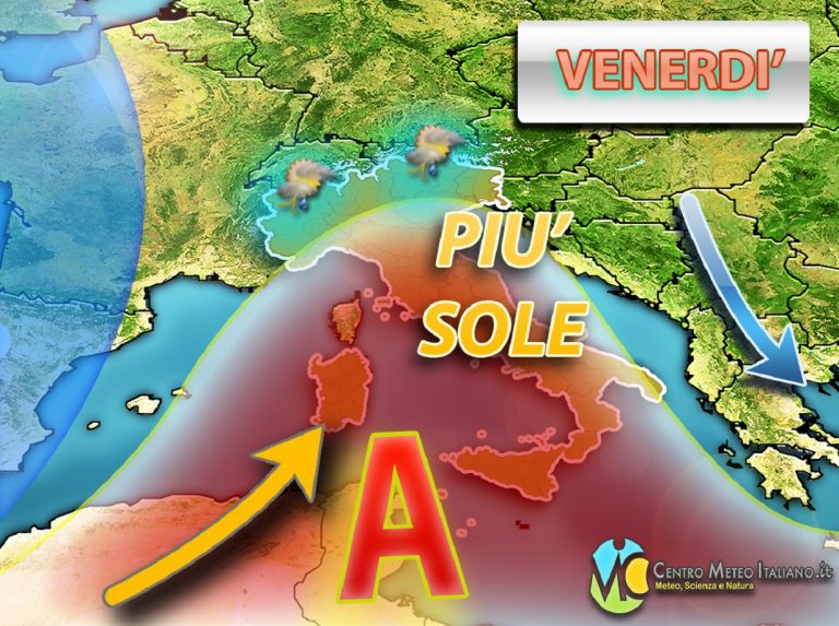 METEO PALERMO – Piogge e temporali in queste ore in Italia, Sicilia ai margini con sole prevalente
