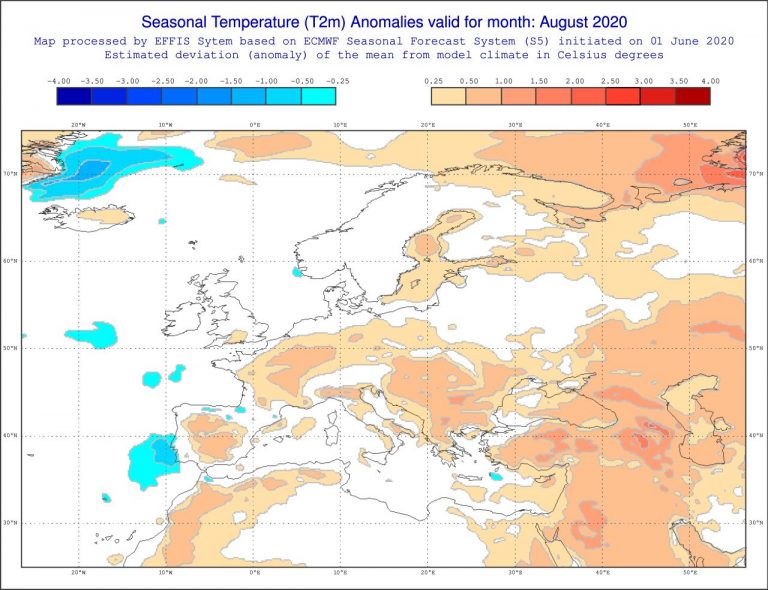 METEO – AGOSTO 2020 sulla scia della vecchia ESTATE ITALIANA, con CALDO senza eccessi e PIOGGE nella norma? I dettagli