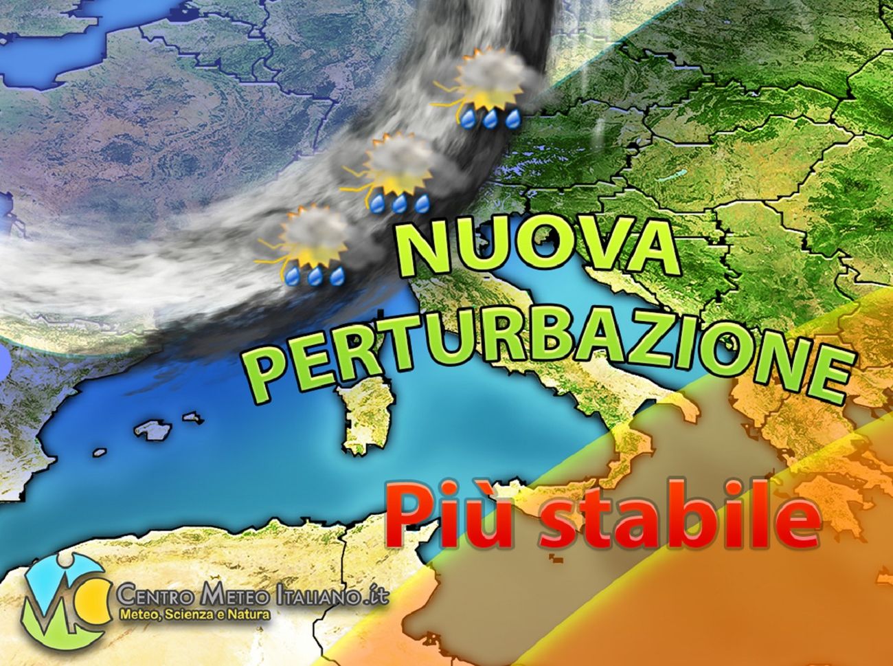 METEO ITALIA – La PERTURBAZIONE sta IMPATTANDO, nuova SFURIATA di GRANDINE e temporali in arrivo. Zone colpite