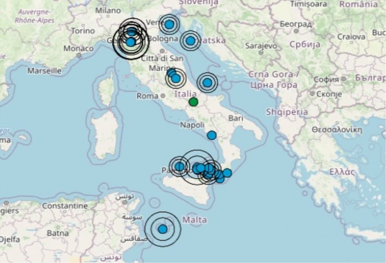 Terremoto in Italia oggi, 18 giugno 2020, le ultime scosse registrate – Dati Ingv